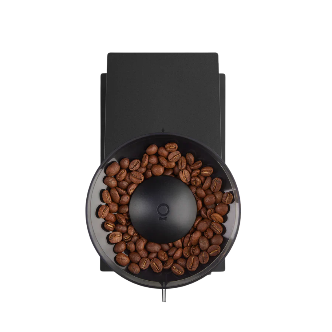 Fellow Opus grinder detalle mecanismo muelas cónicas precision