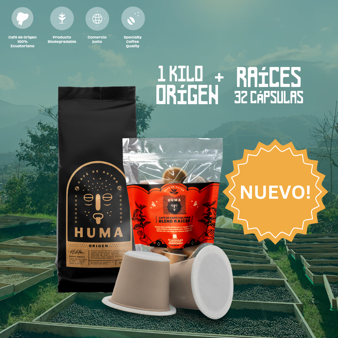 1 kilo origen y 32 cápsulas raíces - suscripción