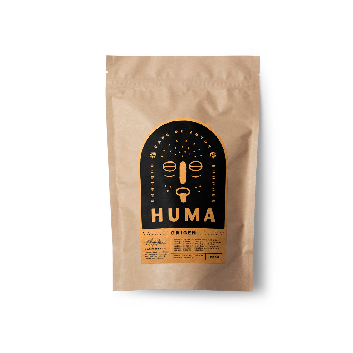 Café de especialidad ecuatoriano del Origen del Mes, HUMA